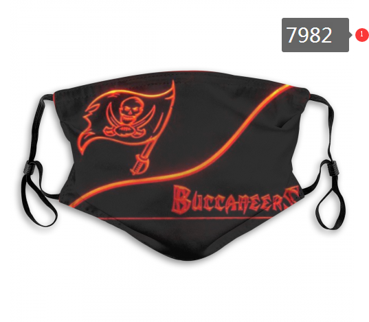 NFL 2020 Tampa Bay Buccaneers #6 Dust mask with filter->nfl dust mask->Sports Accessory